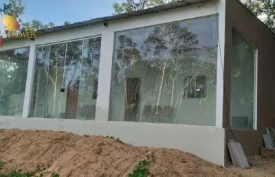 Chácara com 2 dormitórios à venda, 35000 m² por r$ 320.000,00 - santo antonio - santo antônio do leverger/mt