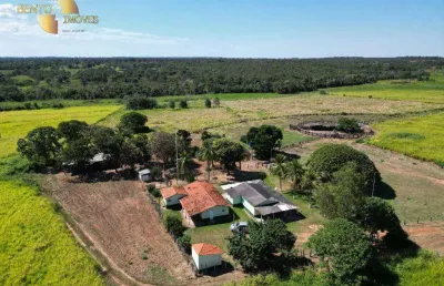 Fazenda, 6320000 m² - venda por r$ 24.500.000 ou arrendamento - zona rural - poconé/mt