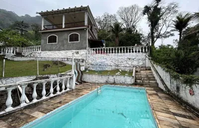 Casa com terreno de 1.419m² à venda por r$ 380.000,00 na subida da serra de petrópolis em duque de caxias