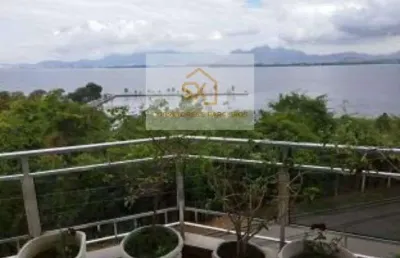Excelente apartamento 3 quartos, com vista para baia de guanabara, vista livre, 150 m2