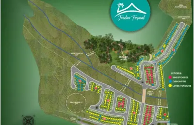 Lotes em aclive ou declive com vista mar - bairro novo,ubatuba-sp