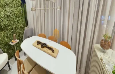 Condomínio vis vila mascote - apartamento garden de 90m² com 2 dormitórios, suíte, 2 banheiros e vag