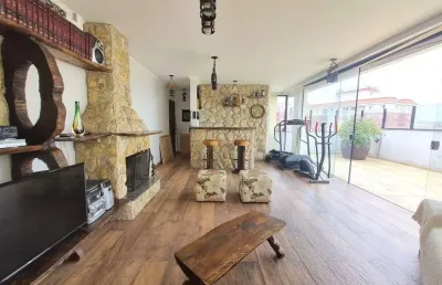 Condomínio monza em jabaquara - cobertura com 220m² 3 dormitórios, 1 suíte e 2 vagas de garagem.