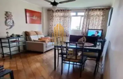 Condomínio cascata em higienópolis, apartamento mobiliado de 65m² com 2 dormitórios, 1 vaga.