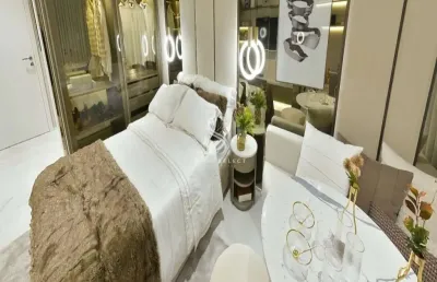 Edifício lumiere em vila mariana - studio de 26m² com quarto, cozinha e banheiro.