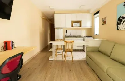 Apartamento no condomínio oca perdizes no bairro perdizes com 42m² 1 dormitório 1 banheiro 1 vaga