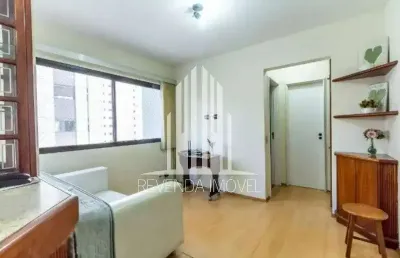 Apartamento à venda em moema, são paulo-sp: 1 quarto, 1 banheiro, 1 vaga de garagem e 37 m² de área. confira!