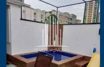 Imperdível: cobertura à venda na vila valparaíso, 2 quartos, 1 suíte, 2 banheiros, 1 vaga de garagem, 80m² em santo andré-sp.