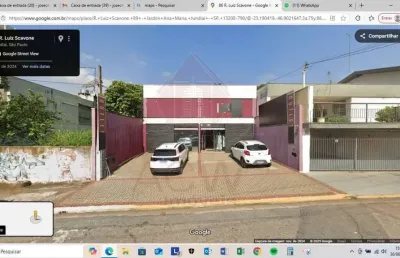 Salão comercial no jardim ana maria com 227m² com 4 vagas frontais