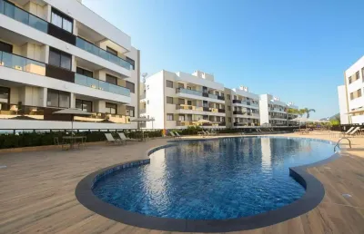Apartamento de praia para venda em florianópolis, cachoeira do bom jesus, 2 dormitórios, 1 suíte, 2 banheiros, 1 vaga