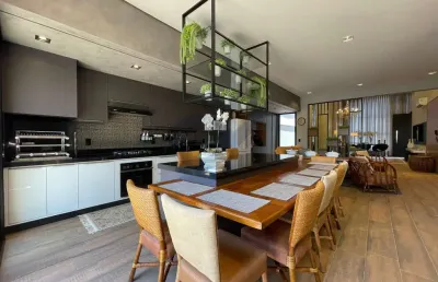 Casa térrea 3 suítes, 250m² no condomínio residencial alto do castelo i em ribeirão preto.