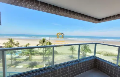 Apartamento frente mar em jardim real, praia grande/sp
