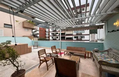 Cobertura para venda com 180 metros quadrados com 3 quartos em jardim botânico - rio de janeiro - rj