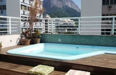 Cobertura duplex para venda possui 216 metros quadrados com 3 quartos em gávea - rio de janeiro - rj