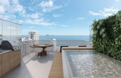 Triplex para venda com 143 metros quadrados com 3 quartos em ipanema - rio de janeiro - rj