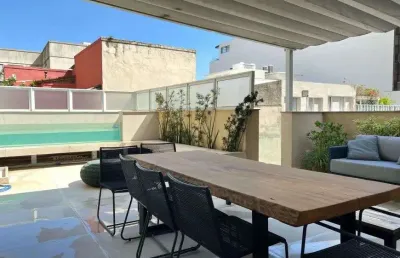 Triplex para venda tem 235 metros quadrados com 3 quartos em ipanema - rio de janeiro - rj