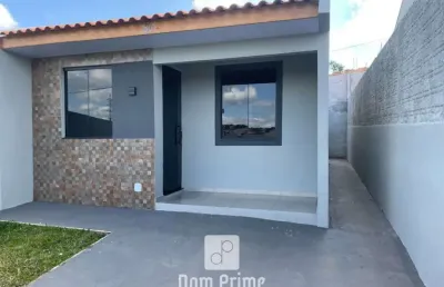 Casa 2 quartos passagem lateral e terreno no uvaranas