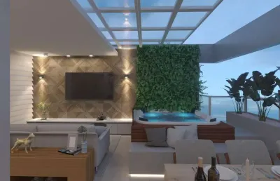 Cobertura duplex a venda no jardim do mar em são bernardo