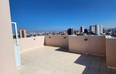 Cobertura a venda em santo andre vila curuçá com elevador