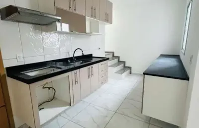 Cobertura sem condominio a venda vila scarpelli santo andre 2 vagas