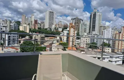 Cobertura à venda, 2 quartos, 2 suítes, 3 vagas, santo antônio - belo horizonte/mg
