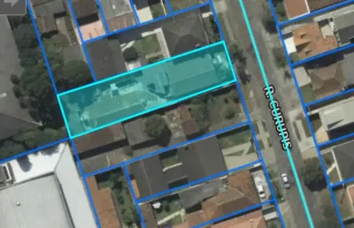 Terreno com 588m zr3 12x49m à venda no portão - curitiba paraná para sobrados