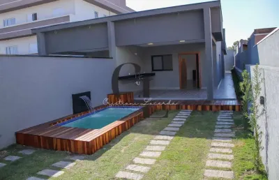 Casa térrea à venda com 3 suítes e 3 vagas no jardim ipê em atibaia