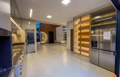 Casa para venda em caldas novas, cidade das flores, 3 dormitórios, 3 suítes, 4 banheiros, 2 vagas