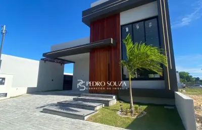 Casa em condomínio fechado com 3 quartos à venda na Rodovia Engenheiro Edilson Tavora, 7300, Olhos D\'água, Barra dos Coqueiros