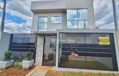 Sobrado à venda, 140 m² por r$ 650.000,00 - siena - cascavel/pr
