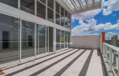 Cobertura de alto padrão duplex com pé direito duplo à venda, 322,83m² por r$ 3.750.000 - country - cascavel/pr
