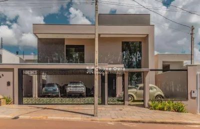 Sobrado à venda, 290 m² por r$ 2.200.000,00 - tropical iii - cascavel/pr