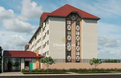 Apartamento mobiliado e decorado com 1 dormitório à venda, 46 m² por r$ 364.000 - pioneiros catarinenses - cascavel/pr