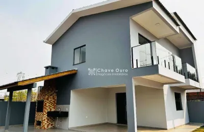 Sobrado com 3 dormitórios à venda, 166 m² por r$ 659.000,00 - universitário - cascavel/pr