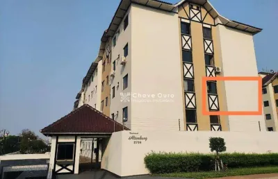 Residencial altenburg country com 2 quartos e 2 vagas de garagem