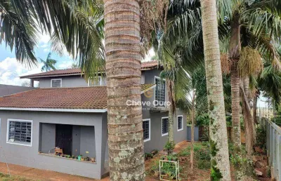 Chácara a venda com 3.007 m² com casa e muro construído