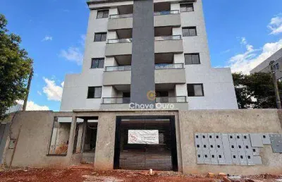 Apartamento com 1 suíte e 01 quarto à venda, 79 m² por r$ 450.000 - pioneiros catarinenses - cascavel/pr