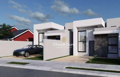 Casa com 2 dormitórios à venda, 53 m² por r$ 320.000,00 - siena - cascavel/pr
