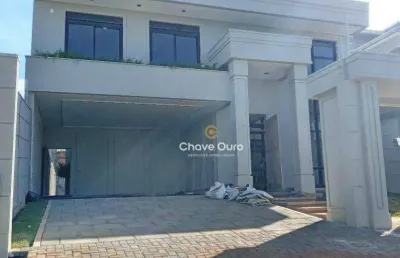 Sobrado com 4 suítes, à venda, 403 m² por r$ 3.100.000 - região do lago - cascavel/pr