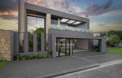 Sobrado à venda, 301 m² por r$ 3.500.000,00 - country - cascavel/pr