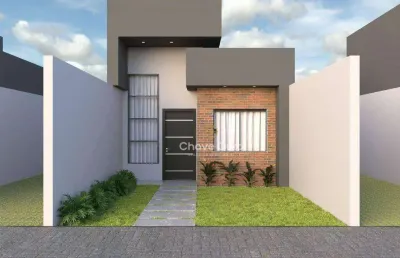 Casa com 3 dormitórios à venda, 60 m² por r$ 350.000,00 - esmeralda - cascavel/pr