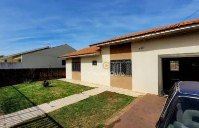 Casa de alvenaria no turisparque, jardim universitário com 3 quartos e grande sobre  de terreno