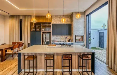 Casa térrea com 1 suíte e 2 dormitórios à venda, 197 m² por r$ 1.450.000 - tropical iii - cascavel/pr