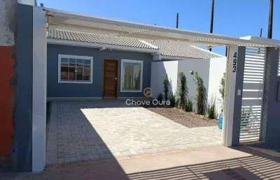 Casa com 2 dormitórios à venda, 56 m² por r$ 340.000,00 - cascavel velho - cascavel/pr