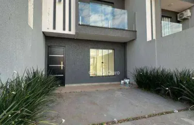 Sobrado com 3 dormitórios à venda, 97 m² por r$ 450.000,00 - florais do parana - cascavel/pr