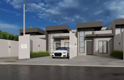 Casa com 2 dormitórios à venda, 69 m² por r$ 325.000 - lot. madrid - cascavel/pr