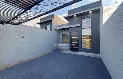 Casa com 3 dormitórios(sendo 1 suíte) à venda, 73 m² por r$ 380.000 - florais do parana - cascavel/pr