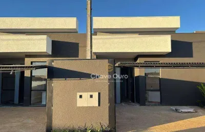 Casa com 3 dormitórios à venda, 89 m² - jardim piovesan - cascavel/pr