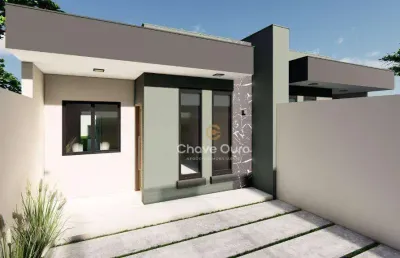 Casa com 3 dormitórios à venda, 62 m² por r$ 340.000,00 - periolo - cascavel/pr