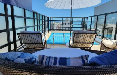 Cobertura com 3 quartos à venda na rua altamiro guimarães, 302, centro, florianópolis por r$ 2.500.000